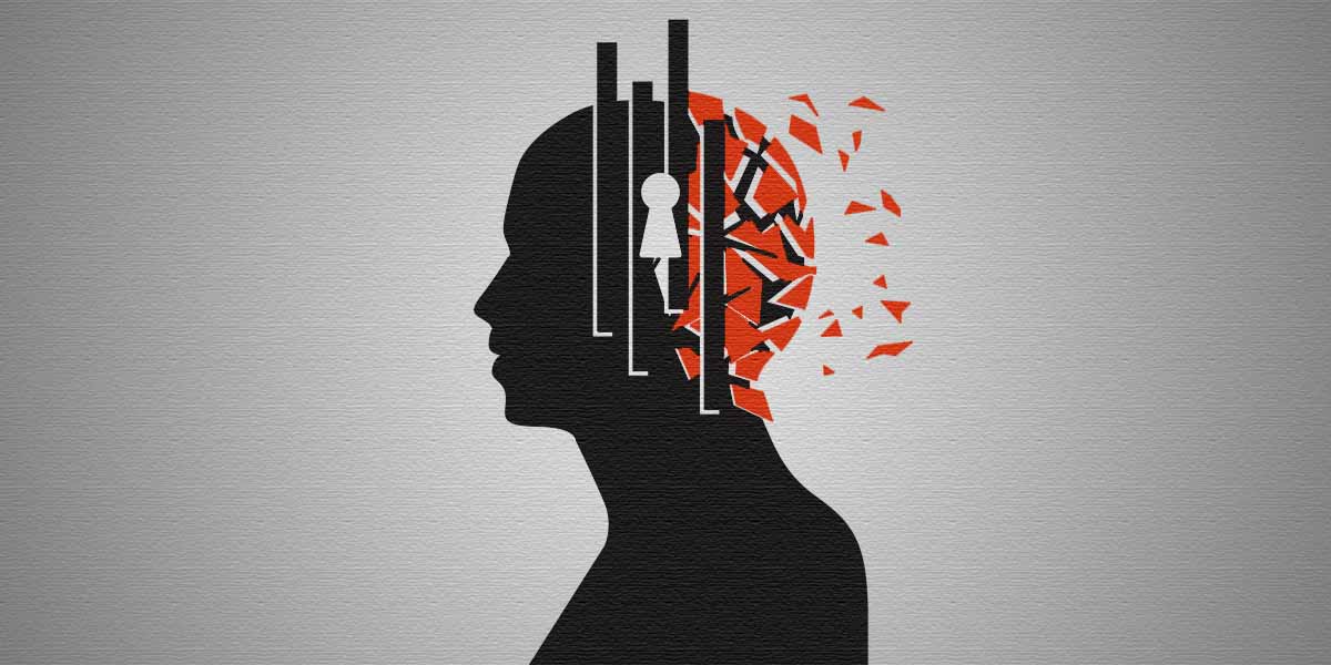 Ilustrasi orang dengan gangguan jiwa
